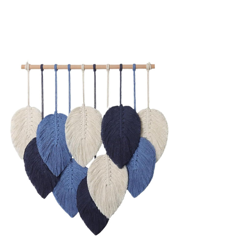 Macrame Wall Hanging - نسيج حبل قطني مصنوع يدويًا من