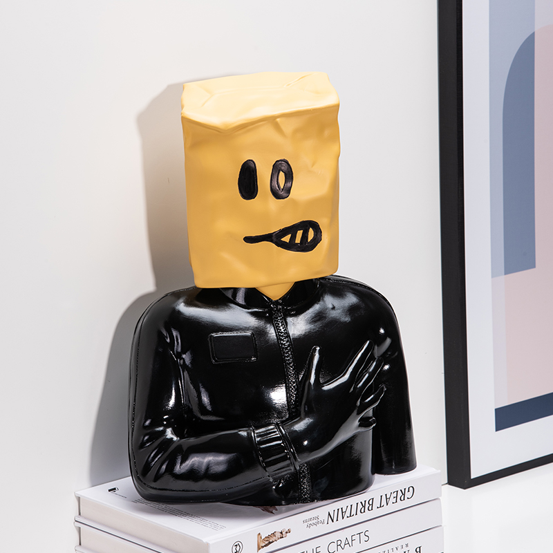 Home Decor Y2K - الشمال ديكور المنزل بانكسي تمثال غرفة