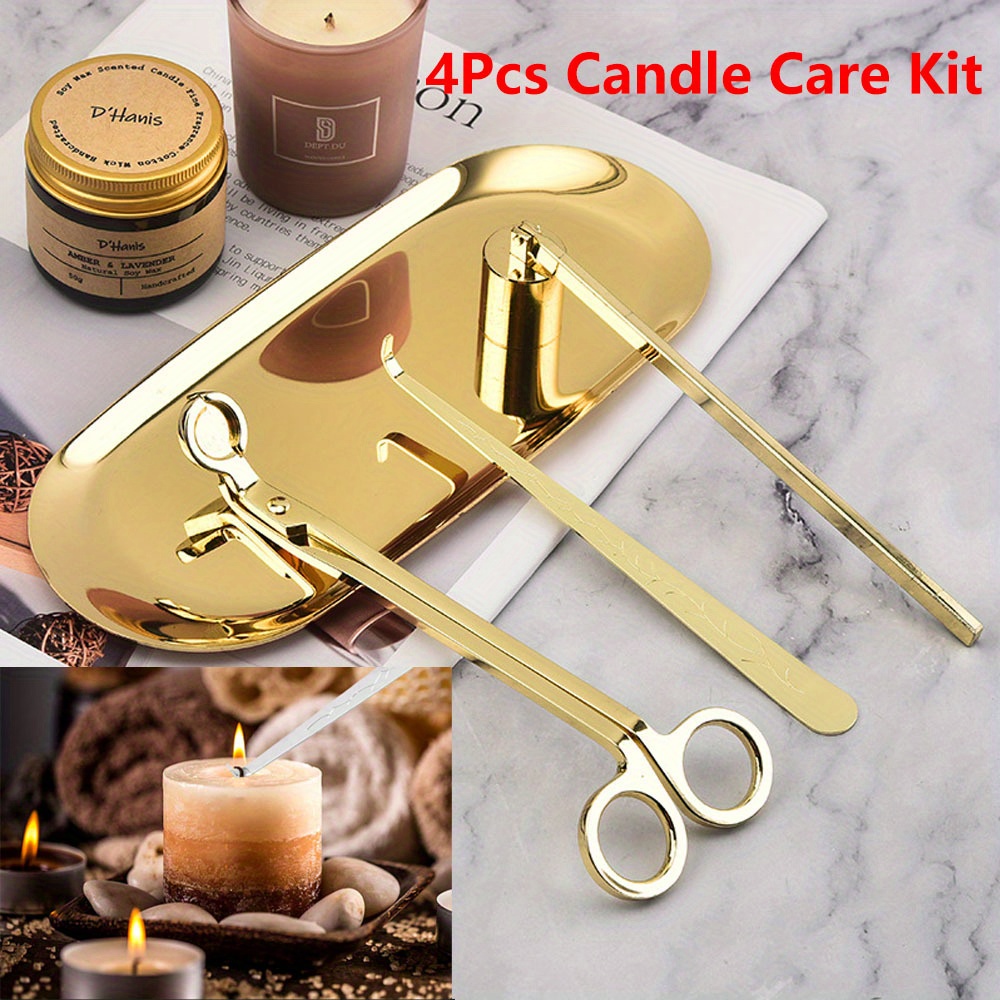 Home Decor Manufacturers - 4 قطعة/المجموعة الفاخرة مجموعة العناية بالشموع
