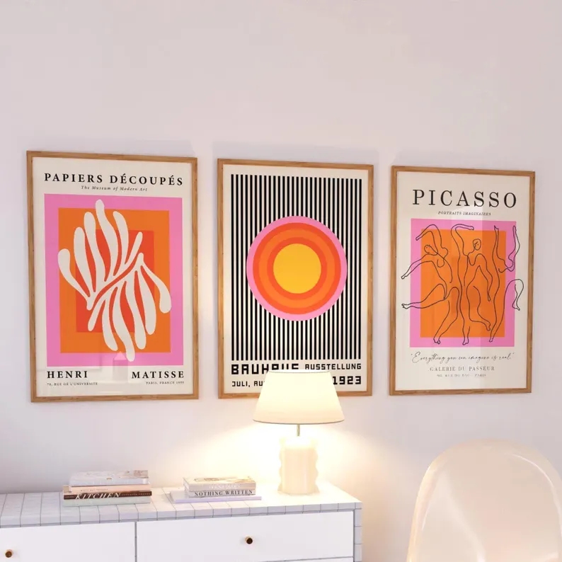 Home Decor Foto - 3 قطع من لوحات فنية حديثة
