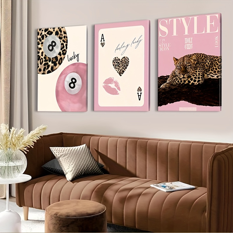 Home Decor Luxury - 3 قطع من لوحات الفن الجداري