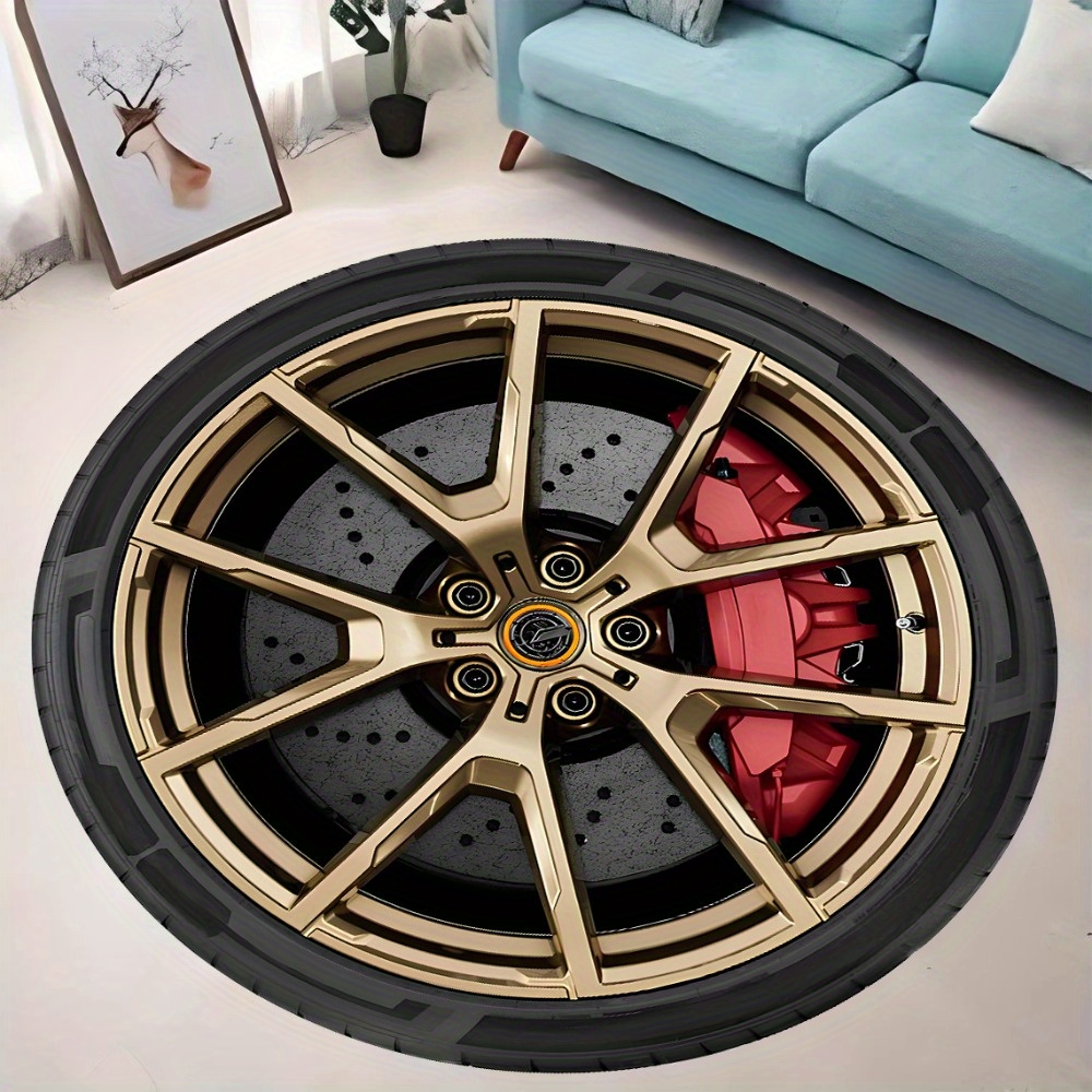 Home Decor Retail Stores - سجادة أرضية بتصميم سيارات كلاسيكية متينة