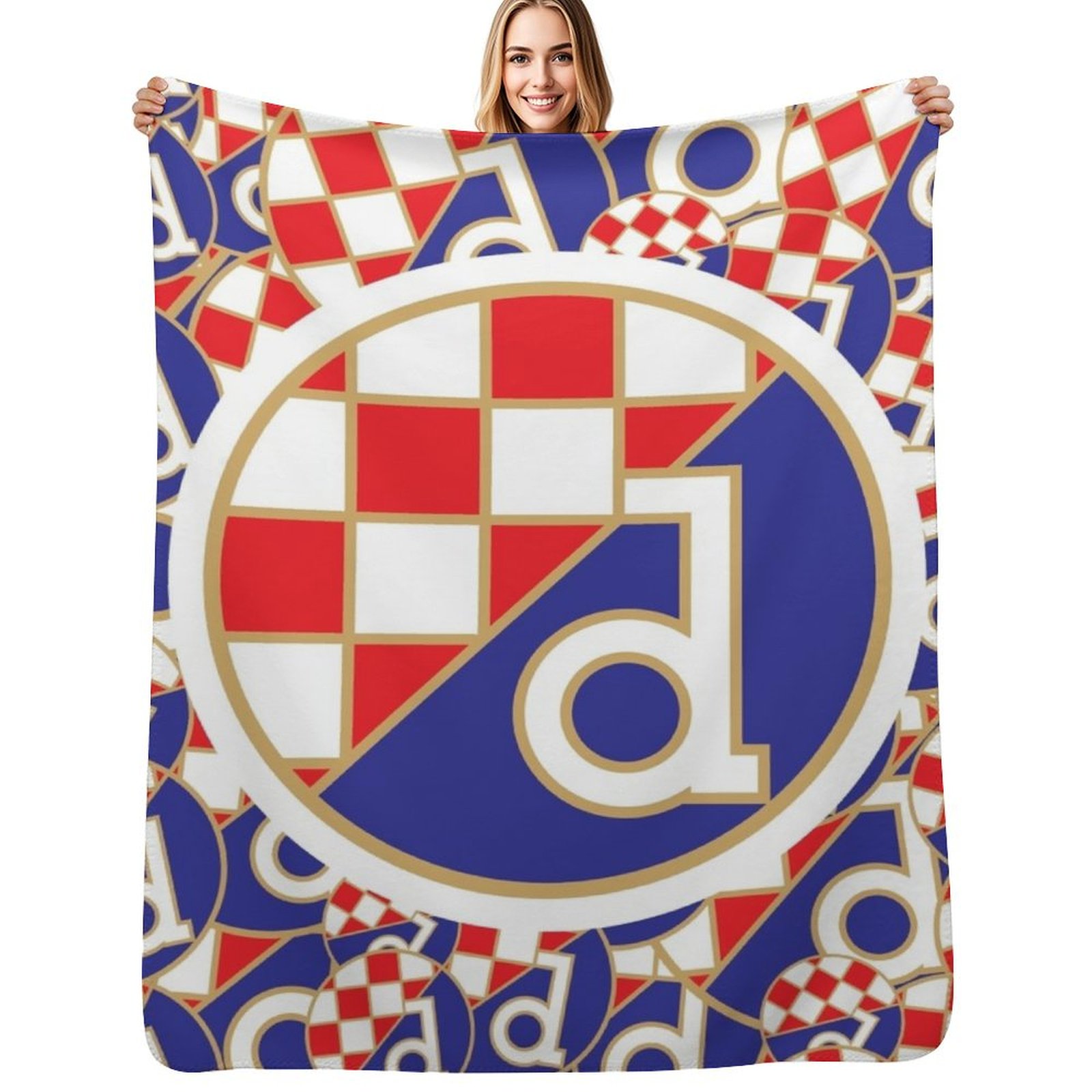 Home Decor Zagreb - بطانية دينامو زغرب لكرة القدم الكرواتية