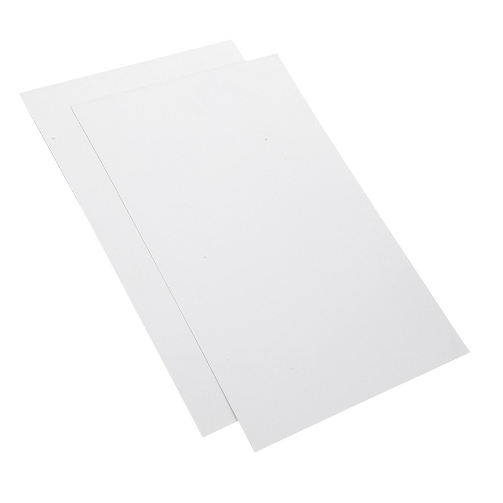 Home Decor White - قطعتان من ألواح الألمنيوم البيضاء للطباعة