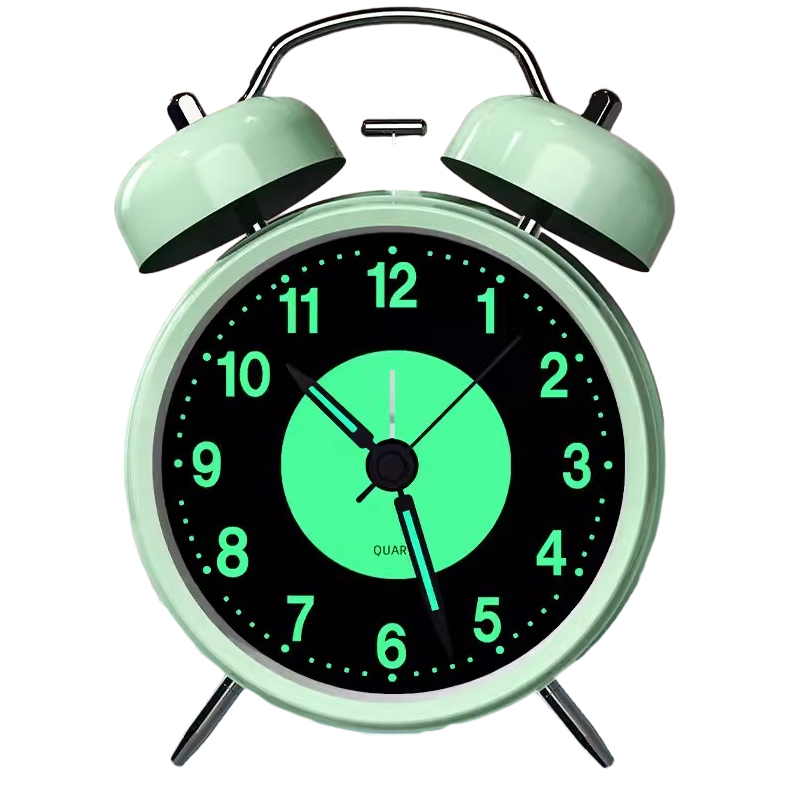 ساعة منبه معدنية قديمة بجرس مز - مراجعة Vintage Alarm Clock وسعره