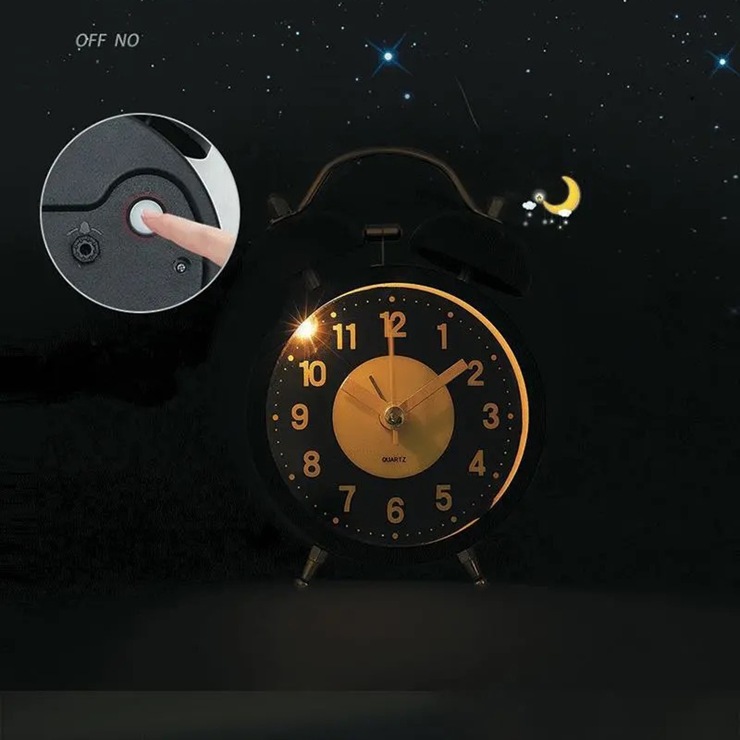 ساعة منبه معدنية قديمة بجرس مز - مراجعة Vintage Alarm Clock وسعره