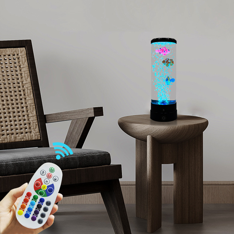 سمكة فقاعية LED متعددة الألوان - مراجعة Home Decor Ideas وسعره