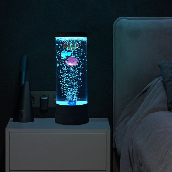 سمكة فقاعية LED متعددة الألوان - مراجعة Home Decor Ideas وسعره