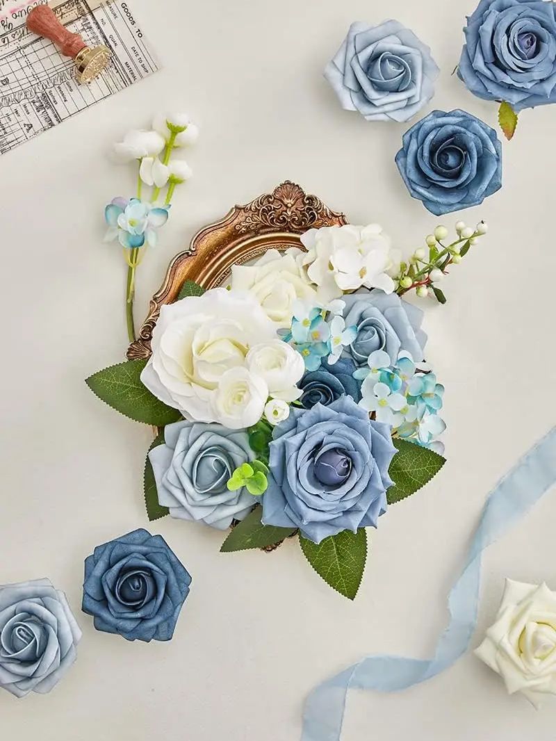 مجموعة صندوق زهور صناعية بيضاء - مراجعة Home Decor Center وسعره