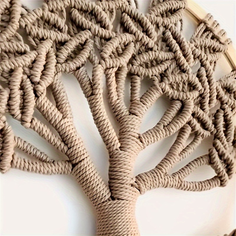 شجرة الحياة مكرامية الجدار الش - مراجعة Macrame Wall Hanging وسعره