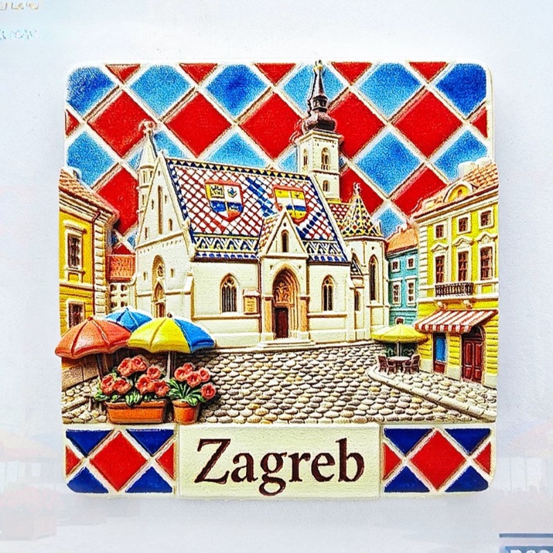 مغناطيسات ثلاجة كرواتيا، تذكار - مراجعة Home Decor Zagreb وسعره