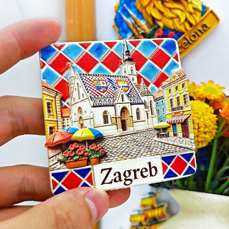مغناطيسات ثلاجة كرواتيا، تذكار - مراجعة Home Decor Zagreb وسعره