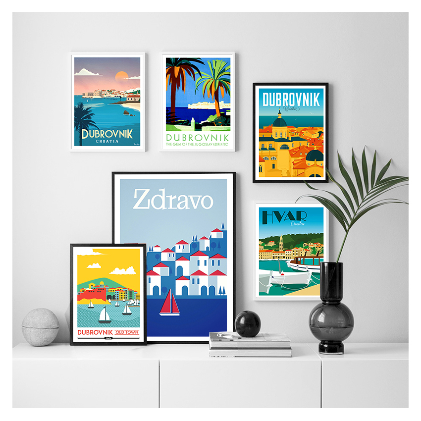السفر المشارك قماش اللوحة كراف - مراجعة Home Decor Zagreb وسعره