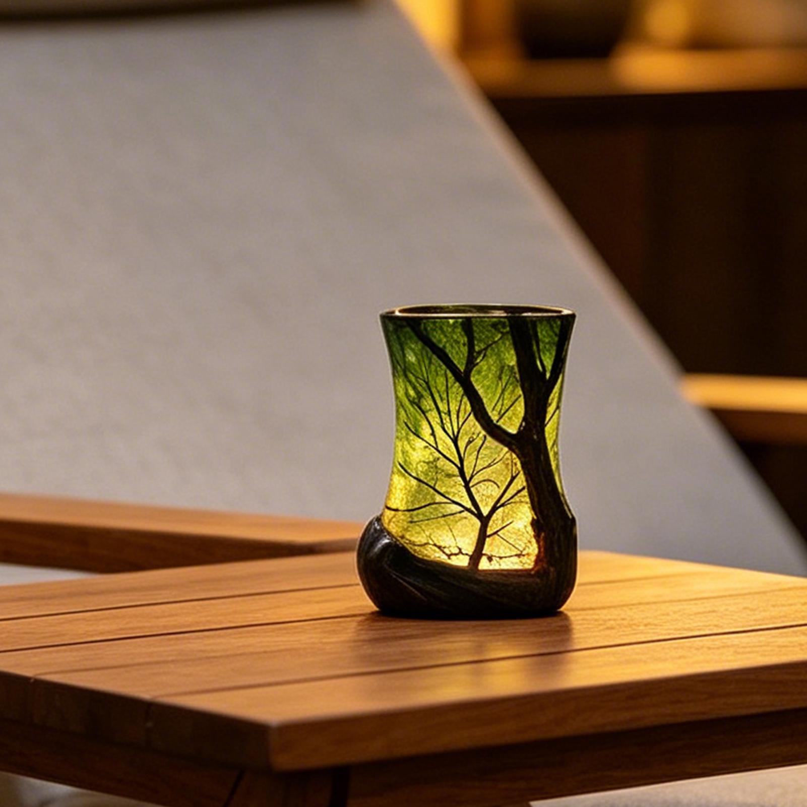 مصباح طاولة جانبي على شكل غابة - مراجعة Home Decor Com وسعره