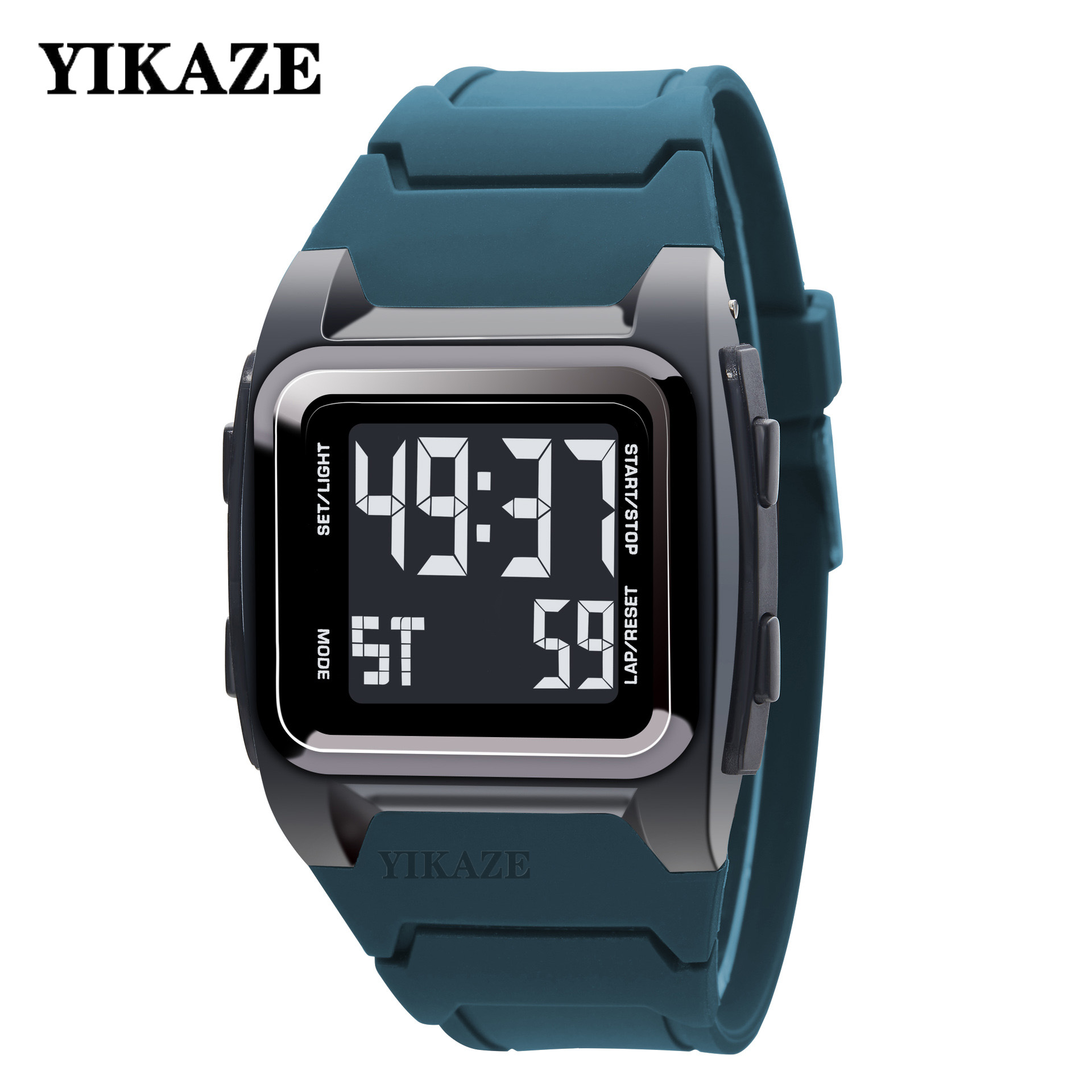 YIKAZE-ساعة رقمية للرجال متعدد - مراجعة Vintage Alarm Clock وسعره