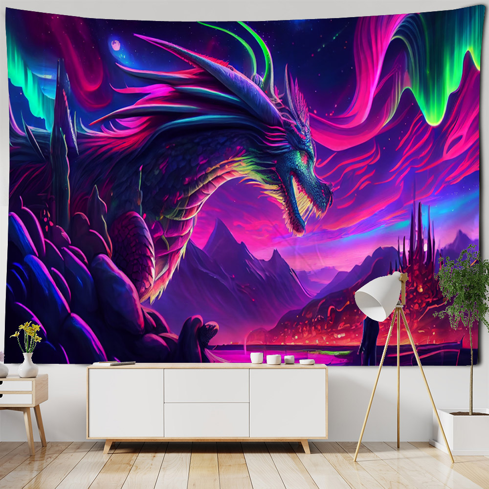 لوحة جدارية بتصميم ديناصور حال - مراجعة Home Decor Hippie وسعره