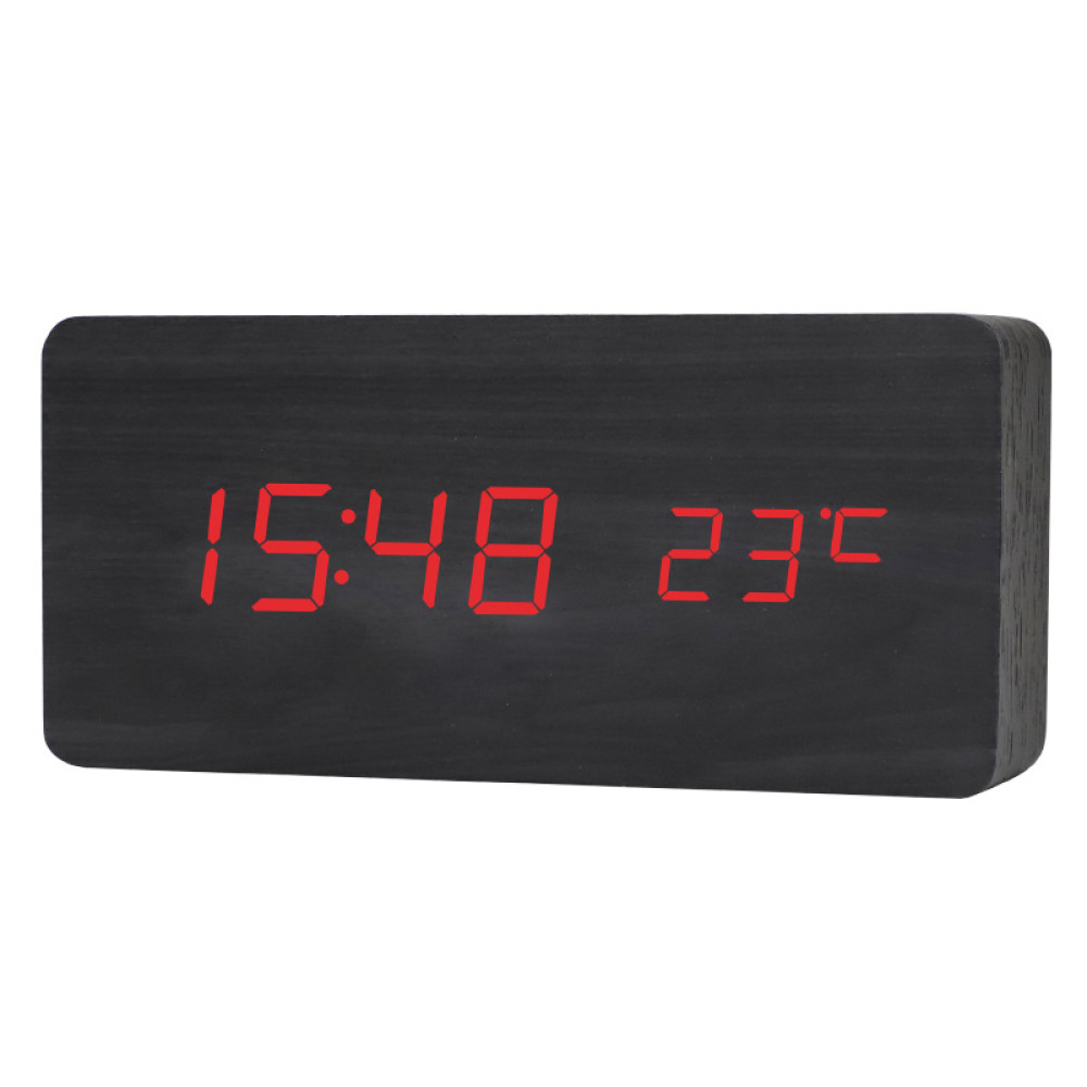 ساعة مكتب خشبية عتيقة بإضاءة L - مراجعة Vintage Alarm Clock وسعره