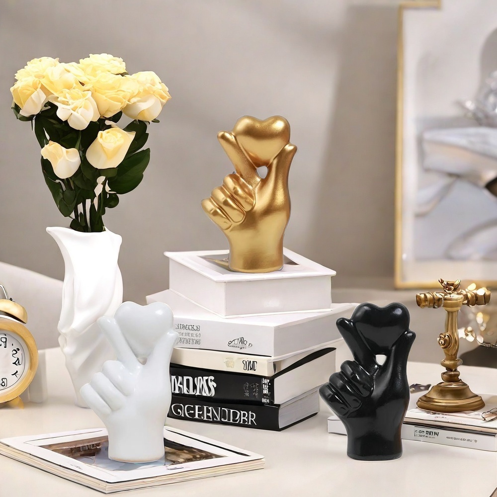 القلب اليد لفتة التماثيل المنح - مراجعة Home Decor Y2K وسعره
