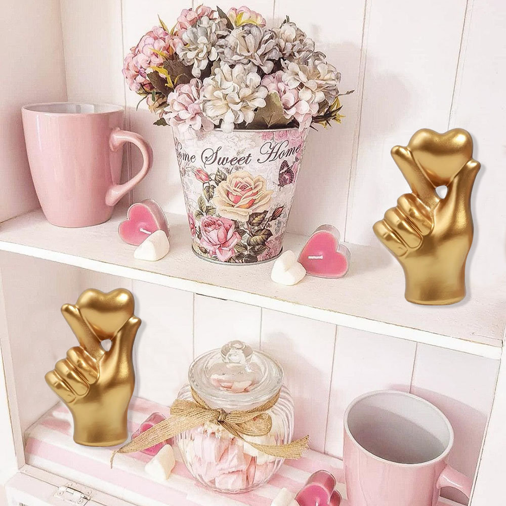 القلب اليد لفتة التماثيل المنح - مراجعة Home Decor Y2K وسعره