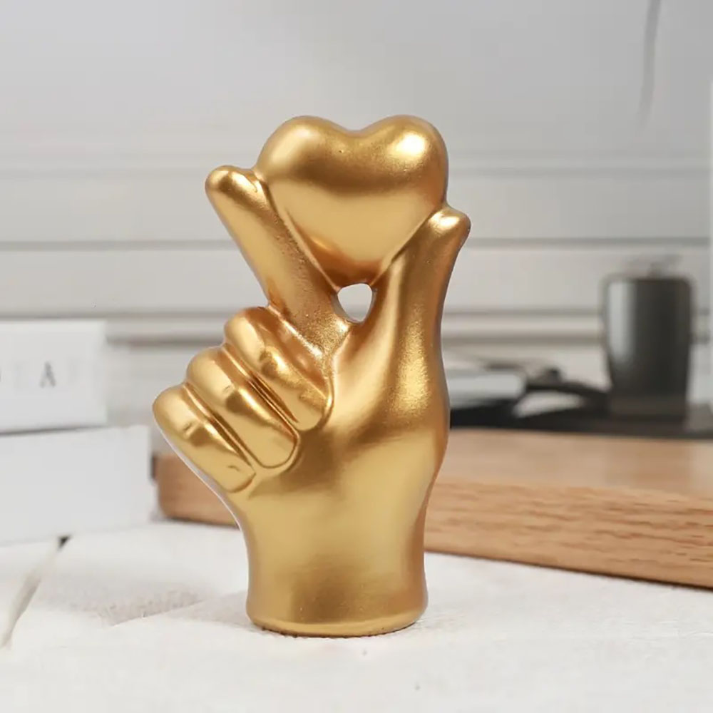 القلب اليد لفتة التماثيل المنح - مراجعة Home Decor Y2K وسعره