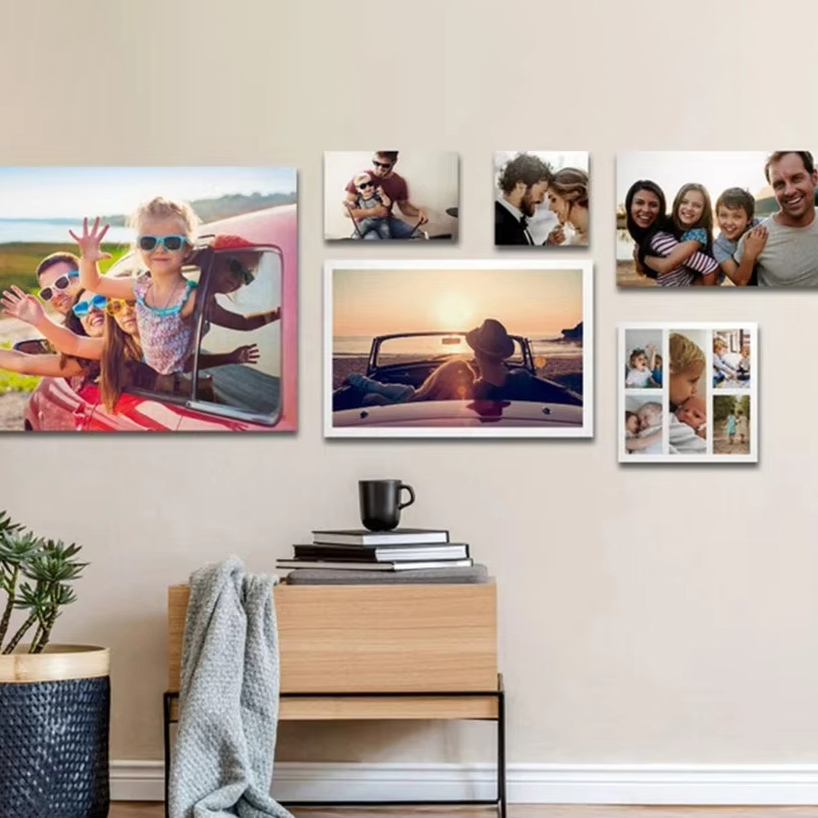 طباعة صور مخصصة على قماش بدون  - مراجعة Home Decor Foto وسعره