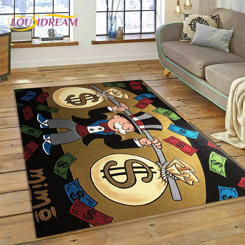 سجادة على شكل عملات الدولار من - مراجعة Home Decor Game Online وسعره