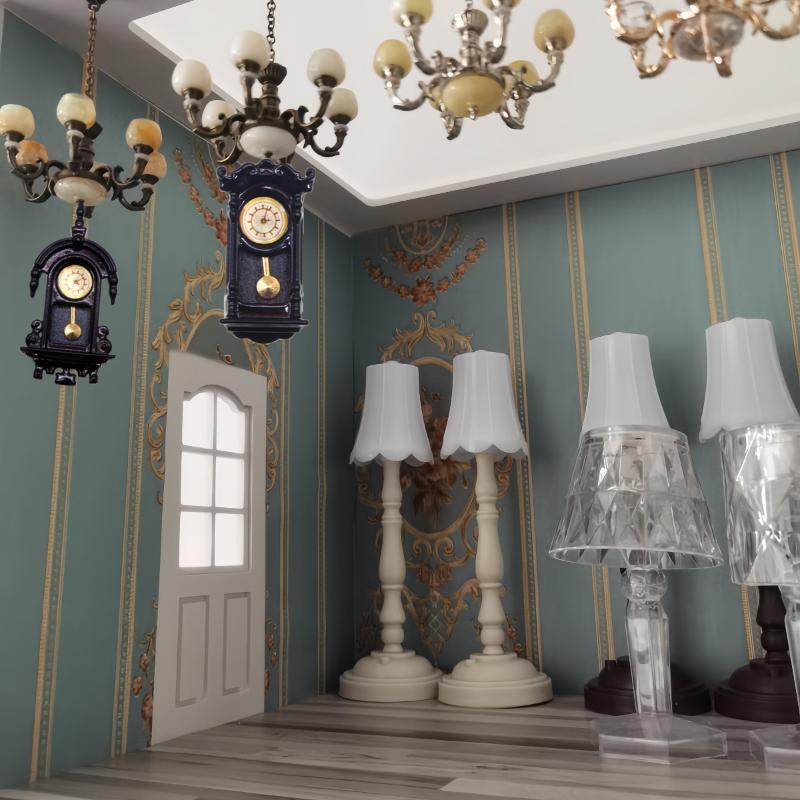 1/12 دمية خمر محاكاة ساعة حائط - مراجعة Home Decor Simulator وسعره