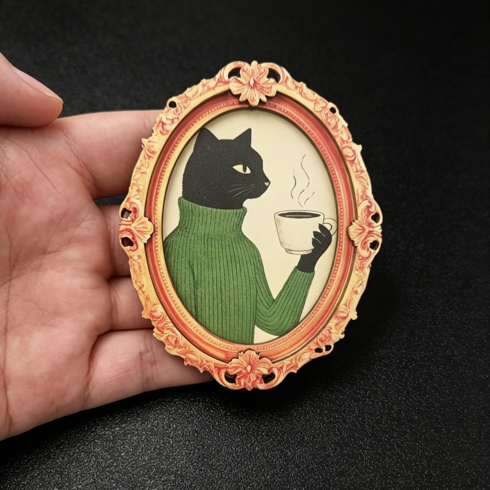 مغناطيس ثلاجة على شكل قطة لطيف - مراجعة Home Decor Cat وسعره
