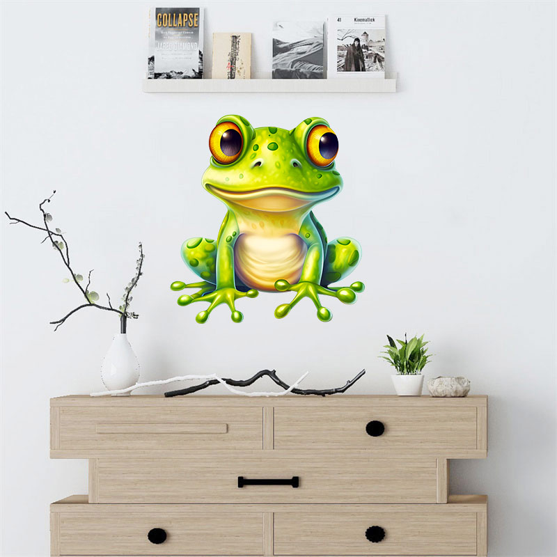 قوس قزح الضفدع الجدار ملصق للأ - مراجعة Home Decor Y2K وسعره