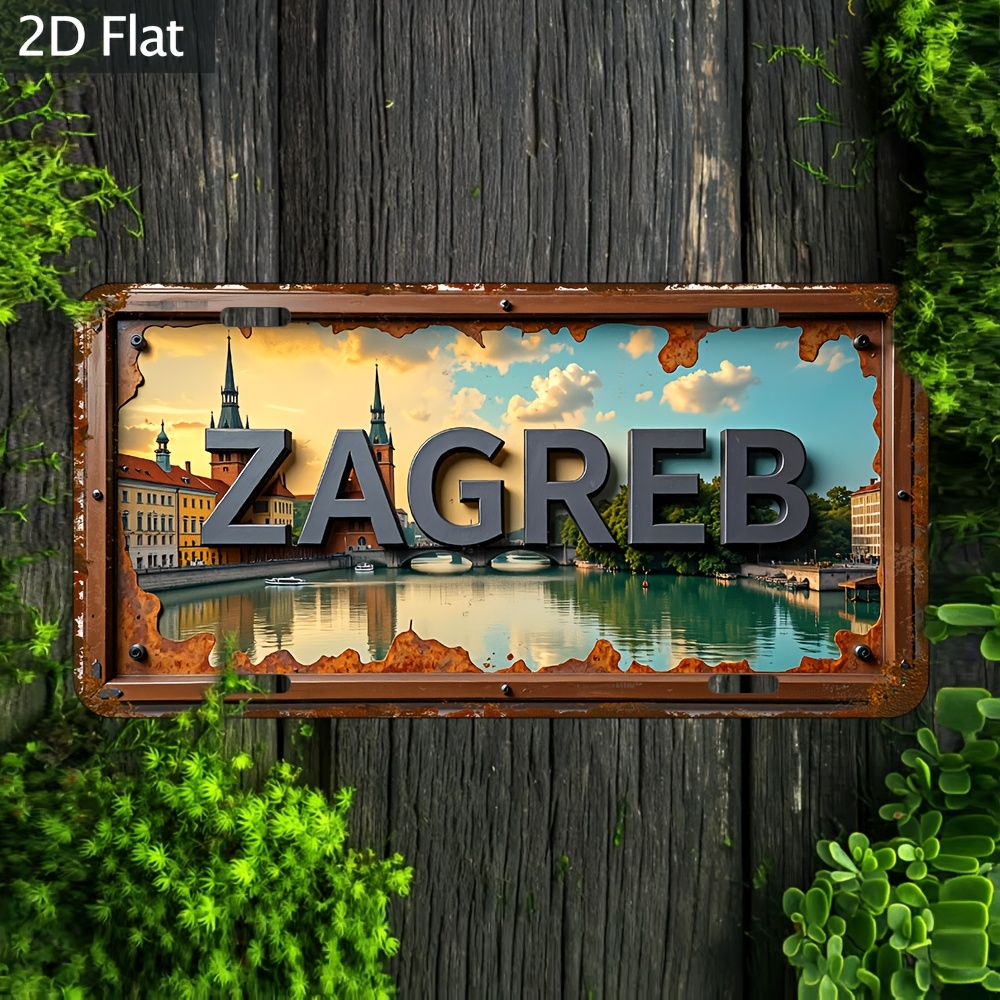 ديكور جداري معدني مسطح ثنائي ا - مراجعة Home Decor Zagreb وسعره