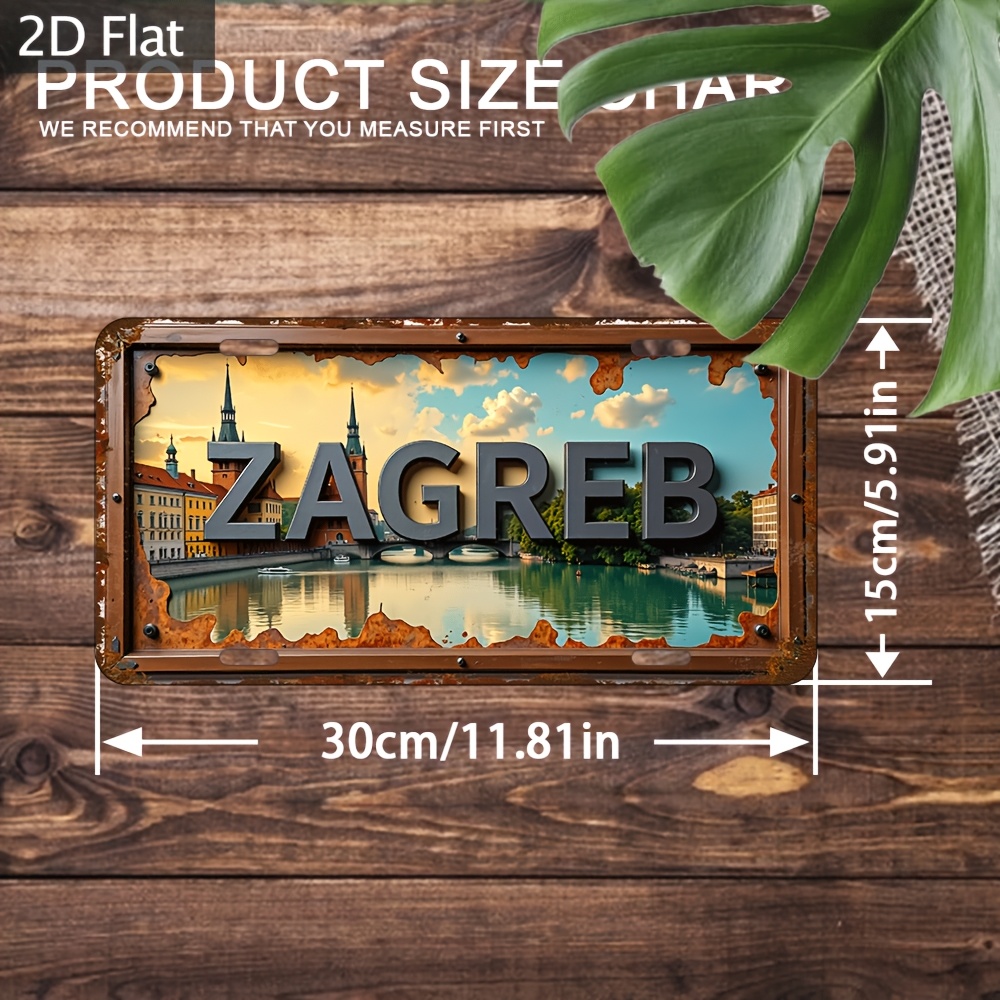ديكور جداري معدني مسطح ثنائي ا - مراجعة Home Decor Zagreb وسعره