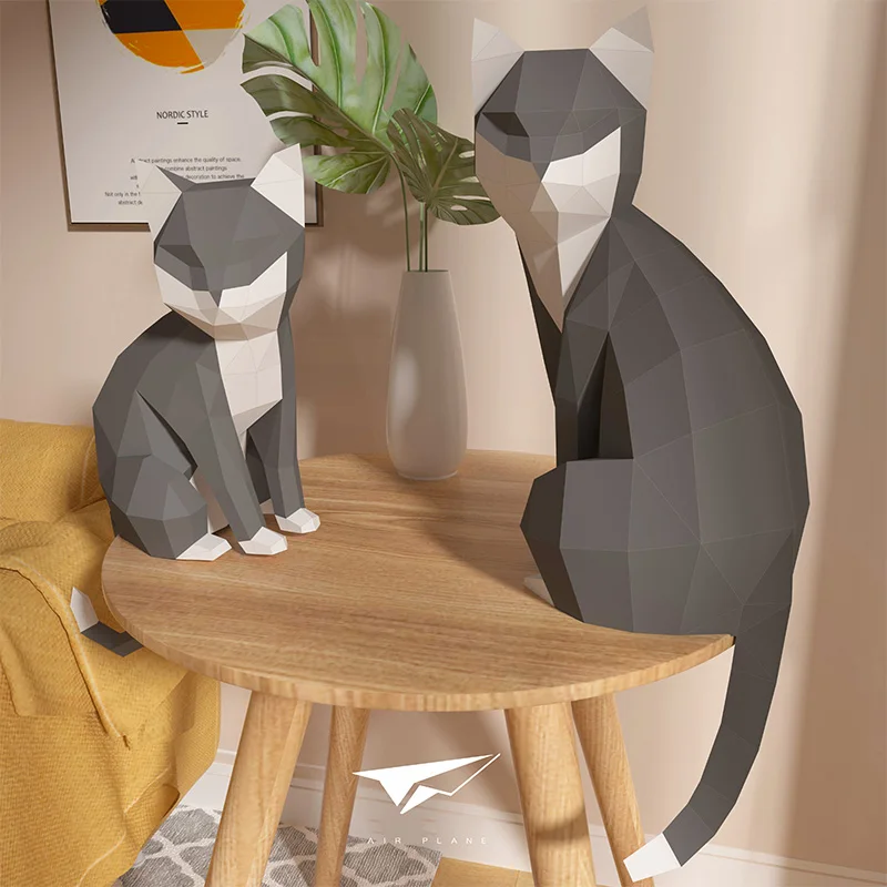 1 زوج عشاق القط الحيوان ديكور  - مراجعة Home Decor Center وسعره