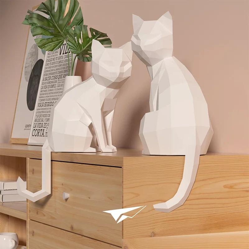 1 زوج عشاق القط الحيوان ديكور  - مراجعة Home Decor Center وسعره