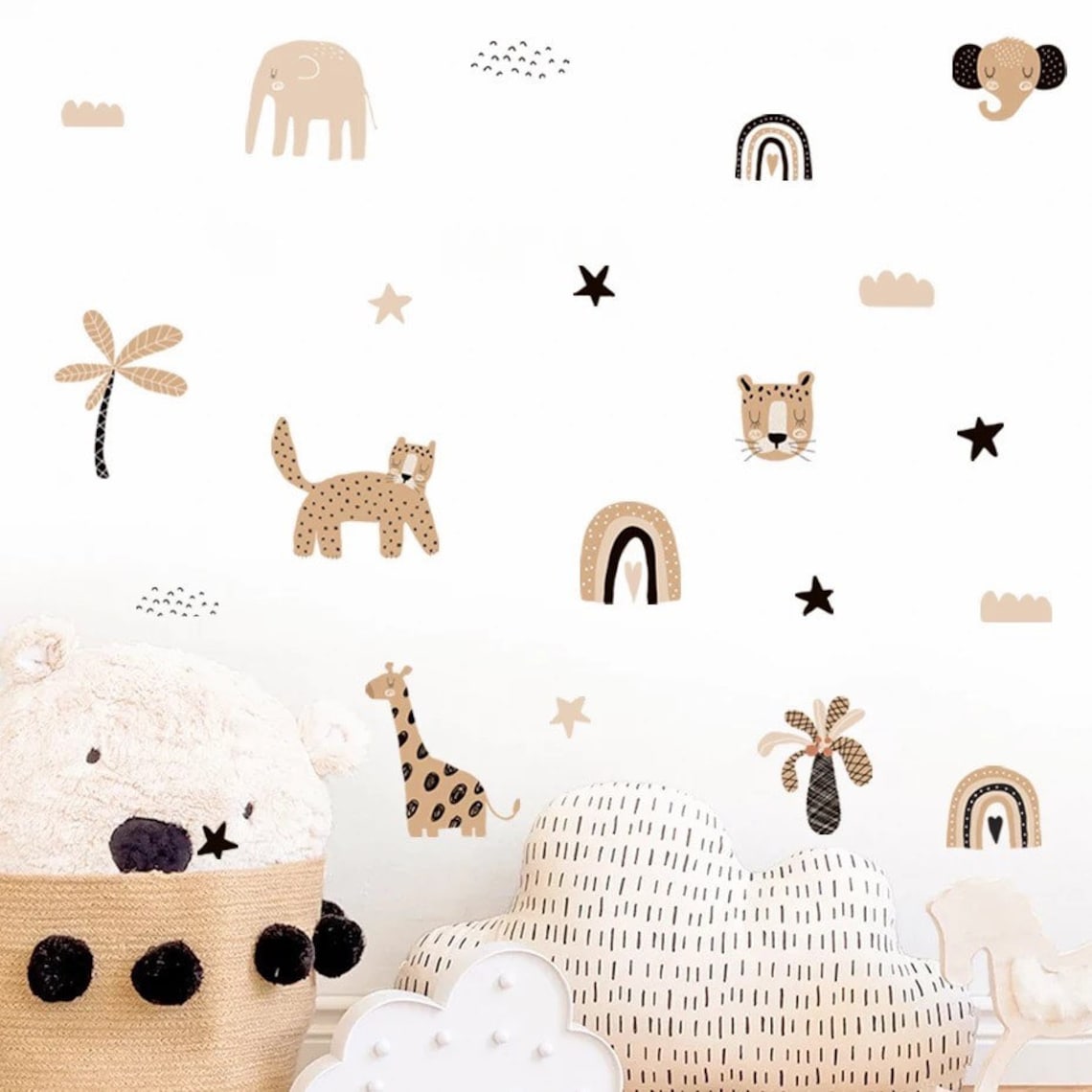 ملصقات جدارية بوهو كرتونية بأل - مراجعة Home Decor Y2K وسعره